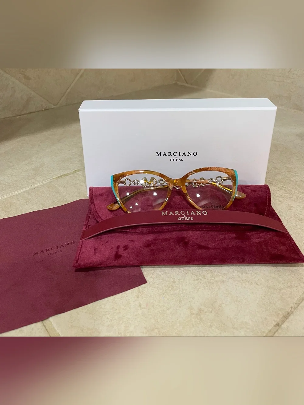 Marciano Guess GM50006 Cat Eye Eyeglasses Frames